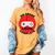 5th Grade Level Complete Gamer Graduation Women's Comfort Colors T-Shirt Mustard