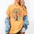 67 Days In The Books Reading Teacher 67th Day Of School Women's Comfort Colors T-Shirt Mustard
