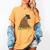 6th Grade Graduation Sloth Nailed It Class Of 2025 Women's Comfort Colors T-Shirt Mustard
