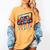80s 90s Retro Party Costume Nostalgia Cassette Women's Comfort Colors T-Shirt Mustard