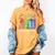 8647 Foxtrots Tangos Deltas Book Flower Resist Book Lovers Women's Comfort Colors T-Shirt Mustard
