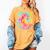 8th Grade Graduate 2024 Graduation Last Day Of School Tie Women's Comfort Colors T-Shirt Mustard