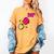 90’s Ring Retro Nostalgia Colorful Throwback Women's Comfort Colors T-Shirt Mustard
