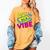90's Vibe Retro Style Cassette Tape Nostalgia 1990s Party Premium Tri-Blend Women's Comfort Colors T-Shirt Mustard