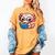 Adorable Book Lover Axolotl With Reading Glasses Cute Women's Comfort Colors T-Shirt Mustard Adorable Book Lover Axolotl With Reading Glasses Cute Women's Comfort Colors T-Shirt Mustard