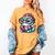 Adorable Book Lover Basilisk With Reading Glasses Cute Women's Comfort Colors T-Shirt Mustard