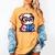 Adorable Book Lover Bulldog With Reading Glasses Cute Raglan Baseball Tee Women's Comfort Colors T-Shirt Mustard Adorable Book Lover Bulldog With Reading Glasses Cute Raglan Baseball Tee Women's Comfort Colors T-Shirt Mustard