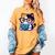 Adorable Book Lover Calico Cat With Reading Glasses Cute For Men Women Kids Women's Comfort Colors T-Shirt Mustard
