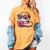 Adorable Book Lover Rattlesnake With Reading Glasses Cute Women's Comfort Colors T-Shirt Mustard