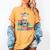Adorable Donkey With Heart Sitting On Colorful Book Stack Women's Comfort Colors T-Shirt Mustard Adorable Donkey With Heart Sitting On Colorful Book Stack Women's Comfort Colors T-Shirt Mustard