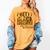 African American Girl Graduation Shirt Senior 2019 Women's Comfort Colors T-Shirt Mustard