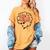 African American HBCU Grad College Graduation Women's Comfort Colors T-Shirt Mustard