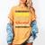 African American High School Graduation Grad Shirt Women's Comfort Colors T-Shirt Mustard