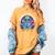 Alien Reader Reading Teacher Librarian Book Lover Women's Comfort Colors T-Shirt Mustard