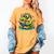 Alligator Reading a Book Animal Women's Comfort Colors T-Shirt Mustard Alligator Reading a Book Animal Women's Comfort Colors T-Shirt Mustard