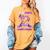 Alzheimer's Awareness I Wear Purple In Memory Of My Aunt Women's Comfort Colors T-Shirt Mustard