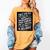 Anxiety Awkward Dark Humor Quote Introverts Sarcastic Women's Comfort Colors T-Shirt Mustard