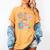 Apple Disco Pencil Books Bow Teacher Student Back To School Women's Comfort Colors T-Shirt Mustard Apple Disco Pencil Books Bow Teacher Student Back To School Women's Comfort Colors T-Shirt Mustard