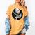 Astronaut Aesthetic Holding Moon Balloon Planets Introvert Women's Comfort Colors T-Shirt Mustard