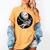 Astronaut Aesthetic Holding Moon Balloon Planets Introvert Women's Comfort Colors T-Shirt Mustard