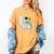 Astronaut Reading Book To Alien Moon Space Book Lover Men Women's Comfort Colors T-Shirt Mustard