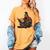 Attila The Hun Reading A Book Women's Comfort Colors T-Shirt Mustard