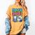 Back To The 2000s Retro Nostalgia Women's Comfort Colors T-Shirt Mustard