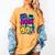 Back To The 90s Nostalgia Cassette Game Console Boombox Women's Comfort Colors T-Shirt Mustard Back To The 90s Nostalgia Cassette Game Console Boombox Women's Comfort Colors T-Shirt Mustard