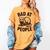 Bad At People Ferret Introvert Saying Slogan Women's Comfort Colors T-Shirt Mustard