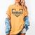 Baseball Senior Night Baseball Senior 2025 Graduation 50 Women's Comfort Colors T-Shirt Mustard