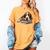 Basset Hound Books Dog Breed Graphic Women's Comfort Colors T-Shirt Mustard