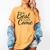 The Best Is Yet To Come Graduation Women's Comfort Colors T-Shirt Mustard