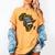 The Bible Is Our History Book Roots African American Faith Women's Comfort Colors T-Shirt Mustard