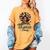Big Cancer Energy Woman Camo Zodiac Book Teacher Women's Comfort Colors T-Shirt Mustard