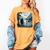 Bigfoot Sasquatch & Loch Ness Monster Introvert Bruh Women's Comfort Colors T-Shirt Mustard
