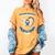 Blue In Memory Of Papa Colon Cancer Awareness Memorial Women's Comfort Colors T-Shirt Mustard