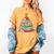 Book Christmas Tree For Librarians Book Lovers Women's Comfort Colors T-Shirt Mustard