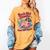 Book Girl Summer Beach Vacation Book Lover Women's Comfort Colors T-Shirt Mustard
