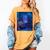 Book Library Bookshelf Armchair Window Pattern Print Women's Comfort Colors T-Shirt Mustard Book Library Bookshelf Armchair Window Pattern Print Women's Comfort Colors T-Shirt Mustard
