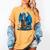 Book Lover Bookworm Reading Books Dragon Premium Tri-Blend Women's Comfort Colors T-Shirt Mustard