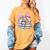 Book Lover Coquette Bow Pink Dainty Ribbon Cute Bookworm Women's Comfort Colors T-Shirt Mustard