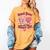 Book Lover Read Your Heart Out Teacher Kids Valentines Women's Comfort Colors T-Shirt Mustard
