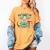Book Lover Reading Iguana Women's Comfort Colors T-Shirt Mustard