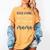 Book Loving Nature Walk Taking Bible Teaching Field Trip Women's Comfort Colors T-Shirt Mustard