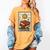Book Reading Tarot Card The Reader Women's Comfort Colors T-Shirt Mustard