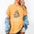 All Booked For Christmas Book Christmas Book Lover Librarian Women's Comfort Colors T-Shirt Mustard