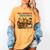 All Booked For Christmas Book Lover Women's Comfort Colors T-Shirt Mustard