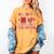 All Booked For Valentine Book Librarian Teacher Women Kids Women's Comfort Colors T-Shirt Mustard