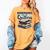 Bookmarks Are For Quitters Reading Quote Book Lover Women's Comfort Colors T-Shirt Mustard