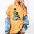 Books Abstract Artist Women Art Painting Books Women's Comfort Colors T-Shirt Mustard
